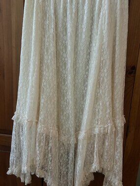 Beautiful Lace Handkerchief Skirt